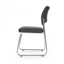 Стул HALMAR RAPID черный/хром